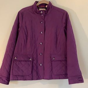 Liz Claiborne Purple Jacket Petite Large